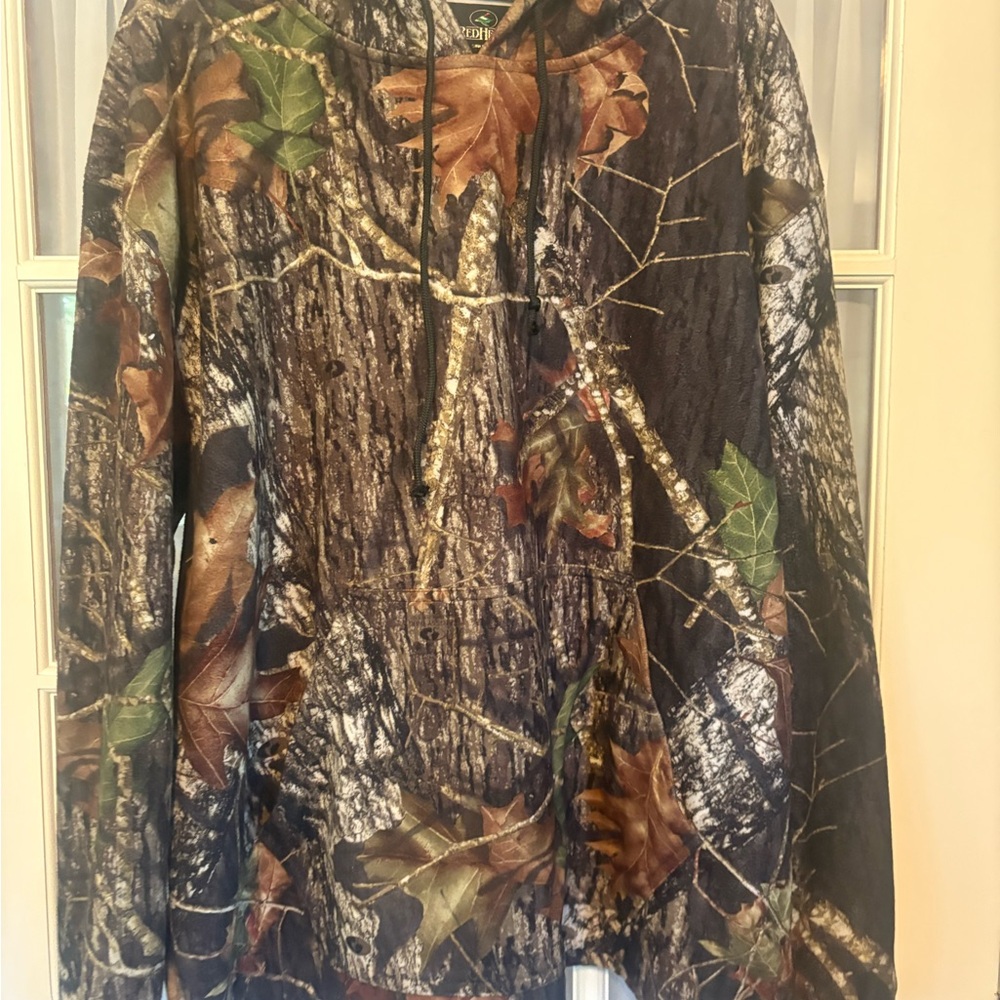 RedHead Camouflage Hoodie with Natural Pattern great condition XL